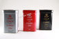 Kundenspezifischer rechteckiger Lipton-Tee-Zinn-Kasten mit Drucken und der Prägung fournisseur