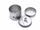 Würzen Sie Salz-Metallrunde Zinn-Kasten-Behälter CMYK/PMS mit PS-Fenster fournisseur